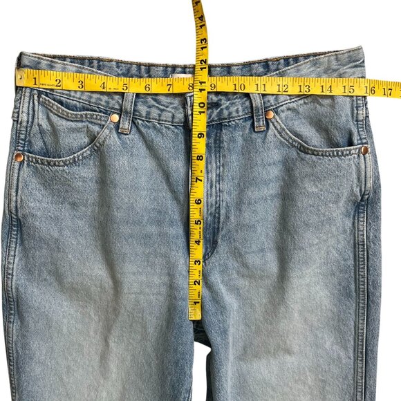 Wrangler Wild West High Rise Straight Jeans Light Wash 30x28 - Picture 11 of 12